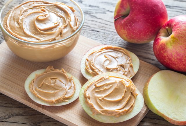 apple with almond butter