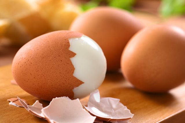 hard-boiled eggs